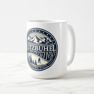 Kitzbühel Stadt Österreich SKI Feriengeschenke Kaffeetasse