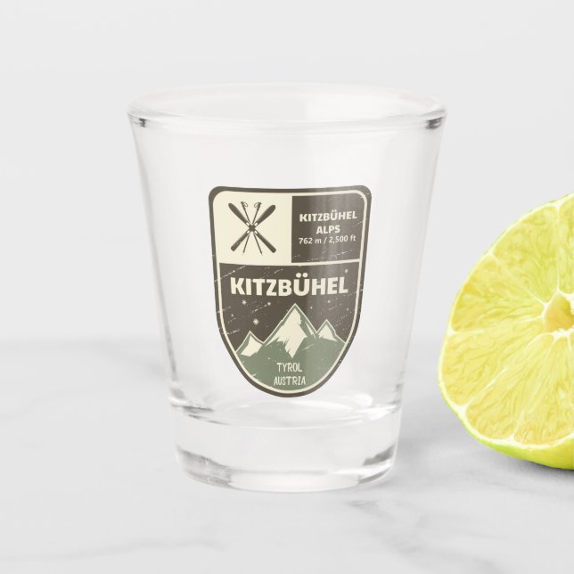 Kitzbuhel Tirol Österreich Schnapsglas (Vorderseite)