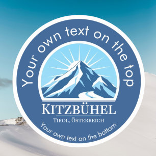 Kitzbühel Tirol Österreich Skigebiet Österreich Aufkleber