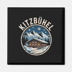 Kitzbühel Winter Ski-Abenteuer Alpenflucht  Magnet