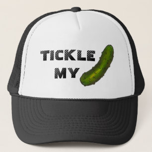 Kitzeln Sie mein Pickle Funny Feinschmecker Kosher Truckerkappe