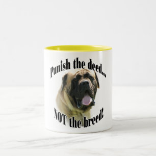 KitzMastiff bestrafen die Brief-Tasse Zweifarbige Tasse