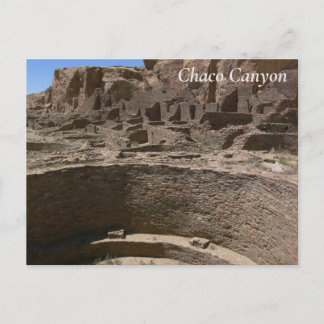Kiva - Chaco Canyon Postkarte