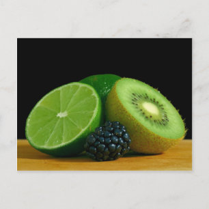 Kiwi and Lime Postkarte