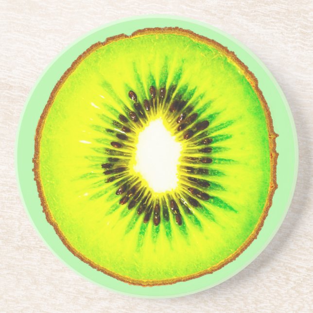 Kiwi anpassbar getränkeuntersetzer (Vorne)