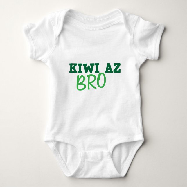 KIWI Az BRO (Neuseeland) Baby Strampler (Vorderseite)