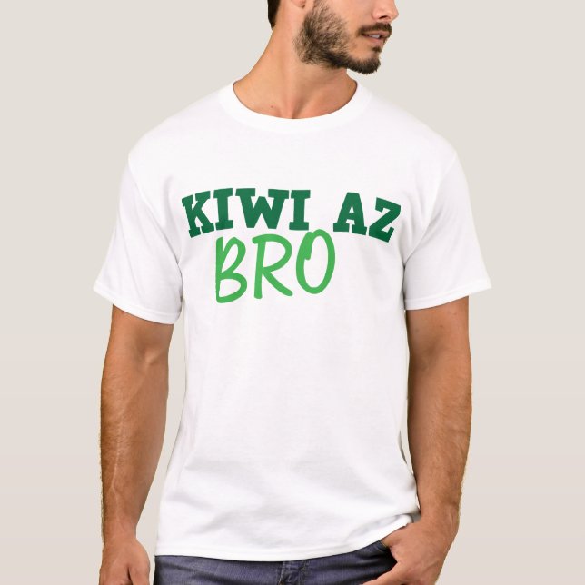 KIWI Az BRO (Neuseeland) T-Shirt (Vorderseite)