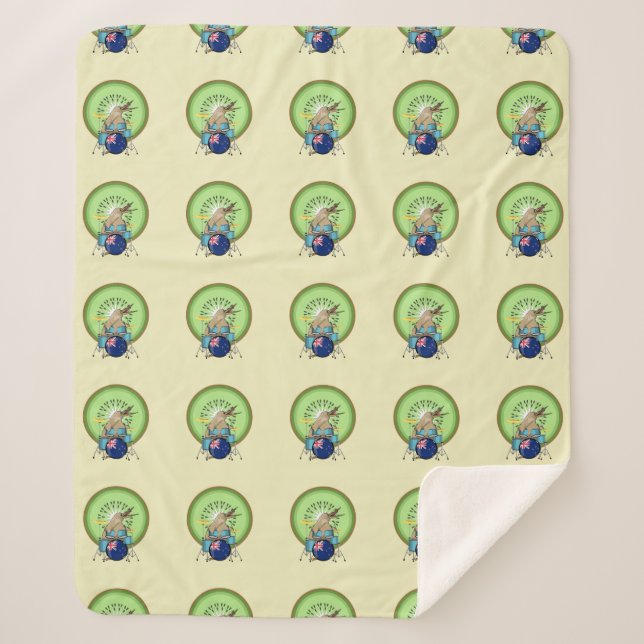 Kiwi Bird Drummer Sherpadecke (Vorderseite)