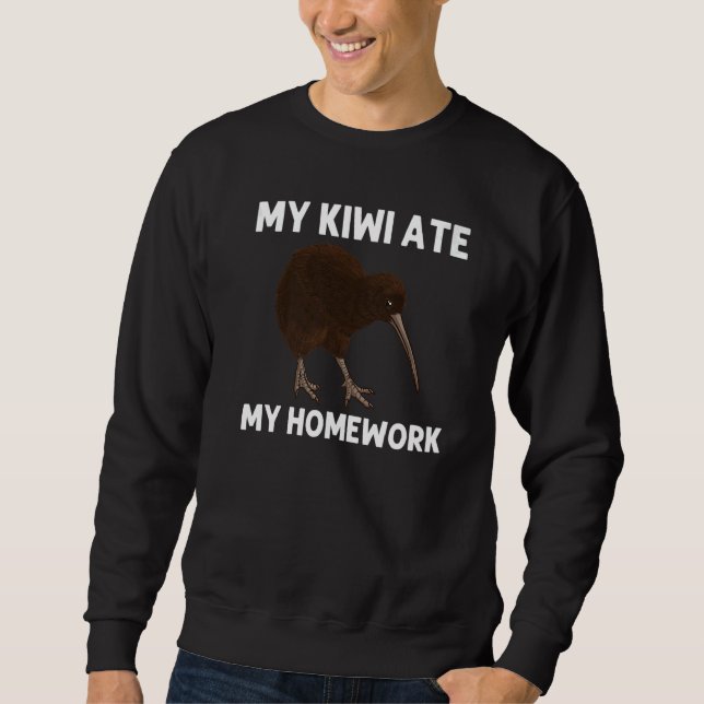 Kiwi Bird For Kids Boys Wildlife Animal New Zealan Sweatshirt (Vorderseite)
