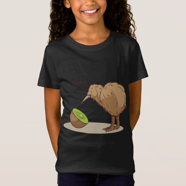 Kiwi Bird Frucht Neuseeland Mama Fun T-Shirt (Vorderseite)
