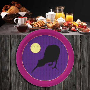 Kiwi Bird & Moon - Neuseeland Party / GRILLEN Pappteller