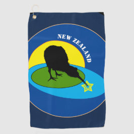 Kiwi Bird & Neuseeland / Bro Golf Handtücher