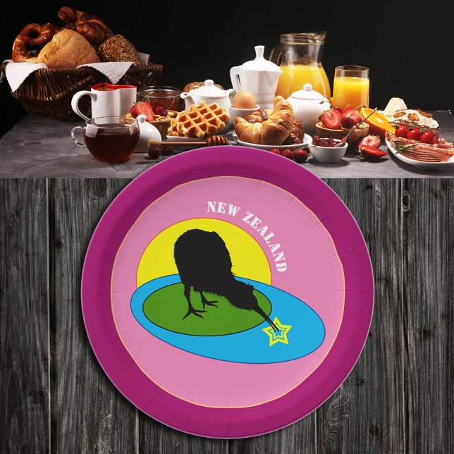 Kiwi Bird & Neuseeland / Party Teller (Von Creator hochgeladen)