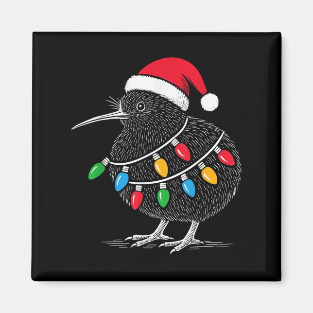 Kiwi Bird New Zealand Holiday Christmas  Magnet (Vorne)