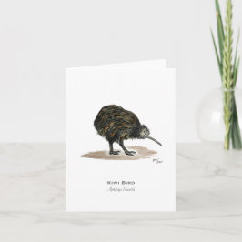 Kiwi Bird-Notizkarte Karte