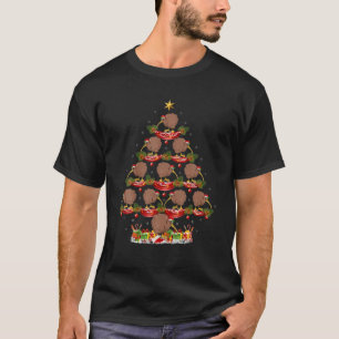 Kiwi Bird Xmas Tree Lighting Kiwi Weihnachtsbaum T-Shirt