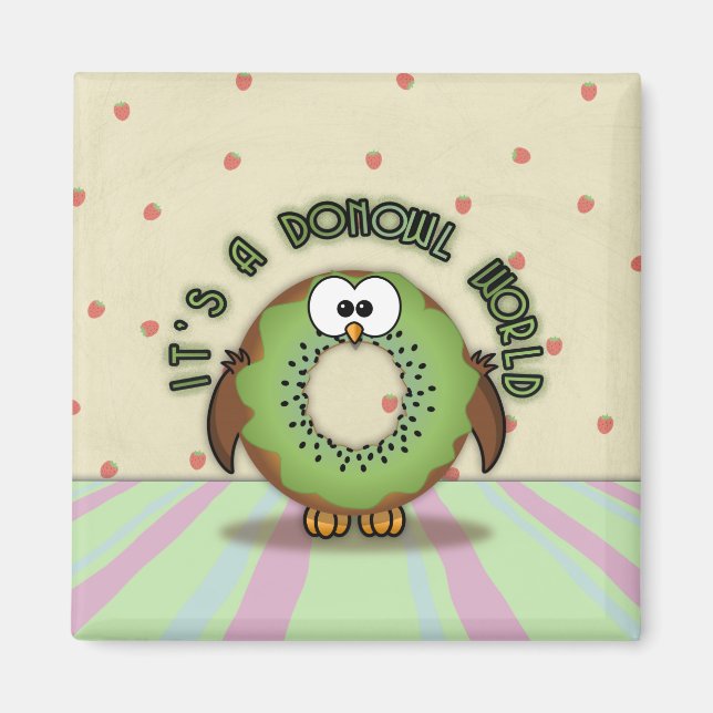Kiwi Donowl Magnet (Vorne)