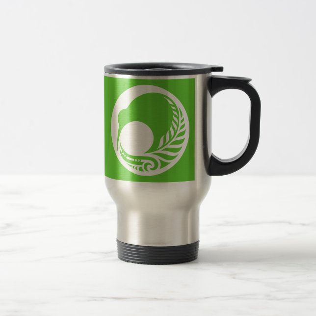 Kiwi-Farn-Disc Reisebecher (Rechts)