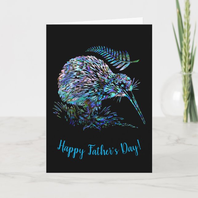 KIWI FERN VATER'S DAY CARD KARTE (Vorderseite)