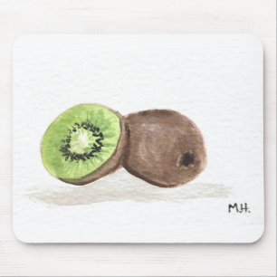 Kiwi Frucht Aquarell Mousepad
