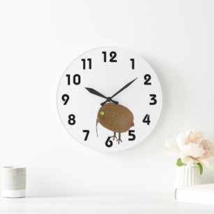 Kiwi Frucht Vogel Uhr