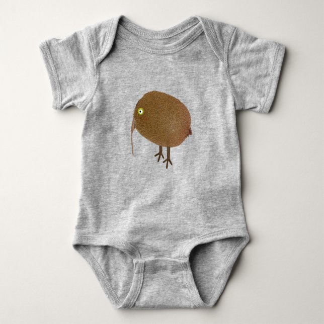 Kiwi Fruchtbird Baby Bodysuit Baby Strampler (Vorderseite)