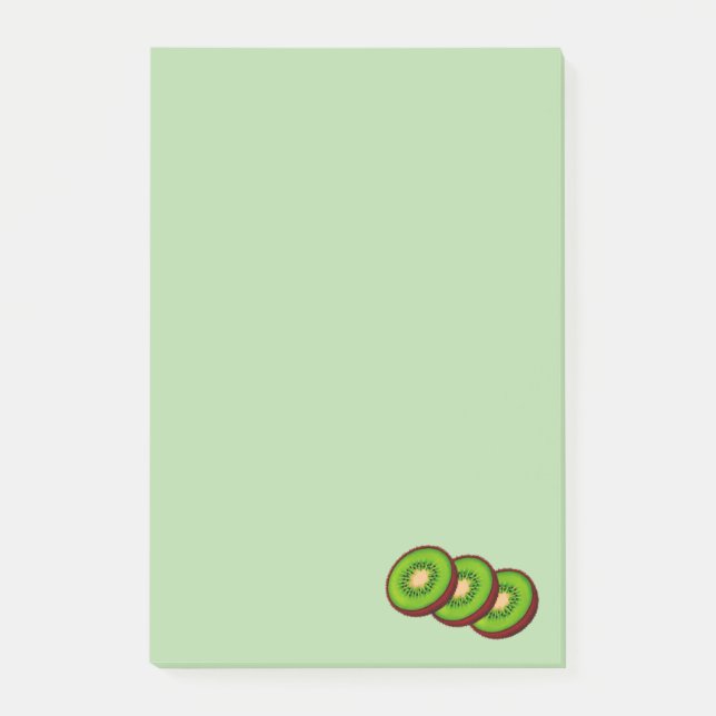Kiwi - Fruchtsammlung - Post-it Klebezettel (Vorderseite)