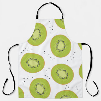 Kiwi Fruchtscheiben, nahtlose Abbildung. Schürze