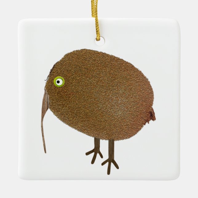 Kiwi Fruit Bird Ornament (Vorderseite)