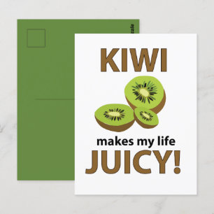 Kiwi Fruit Lover Postkarte