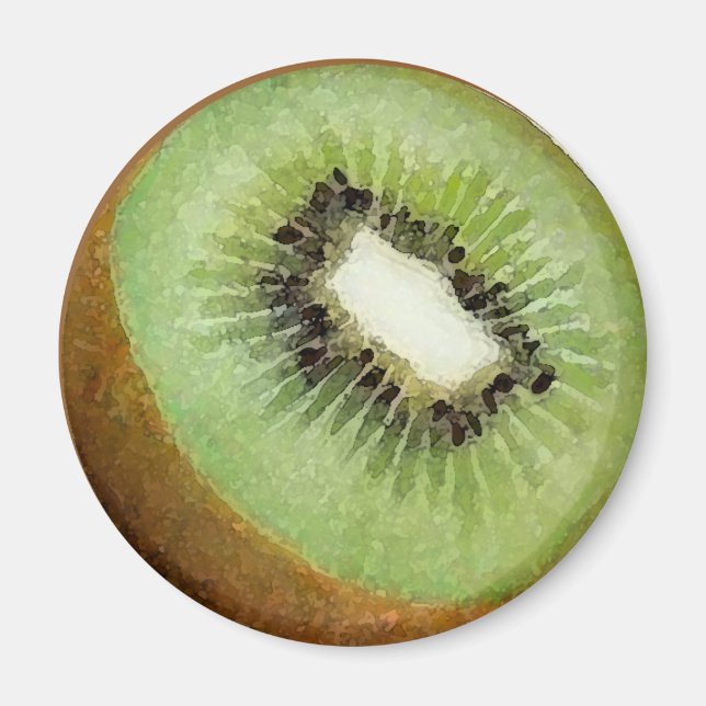 Kiwi Fruit Watercolor - Magnet (Vorne)