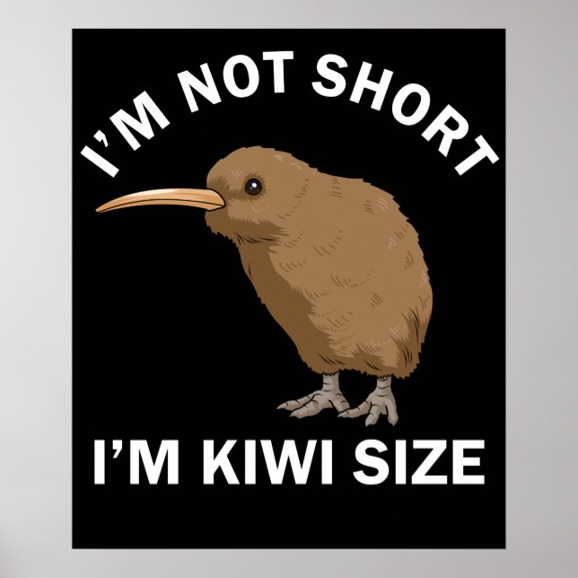 Kiwi gibt Men Kiwi Bird Women Neuseeland Kiwi Poster (Vorne)