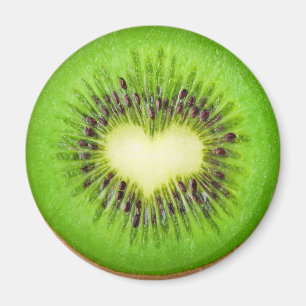 Kiwi Herz Magnet