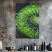 Kiwi Imitate Wrapped Canvas Print