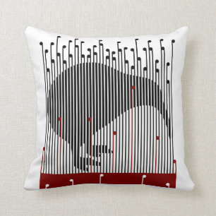 Kiwi in Raupo, BULLRUSH Kissen