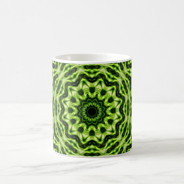 Kiwi-Kaleidoskop Kaffeetasse (Mittel)