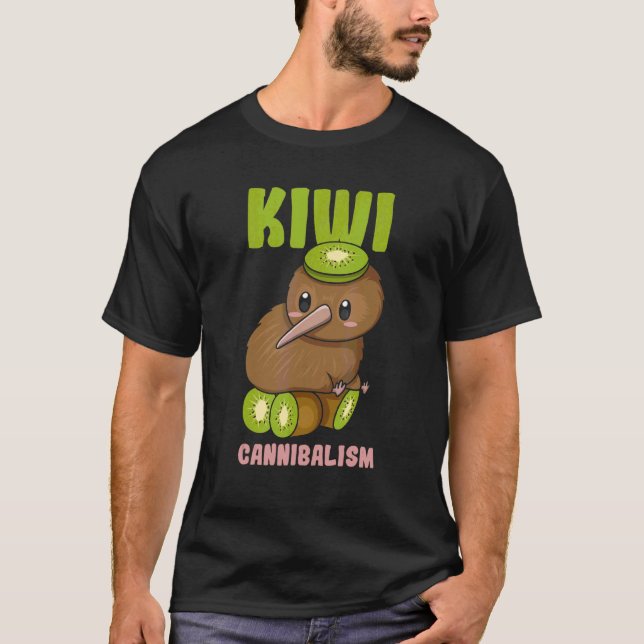 Kiwi Kannibalismus für einen Kiwi-Vogelbeobachter T-Shirt (Vorderseite)