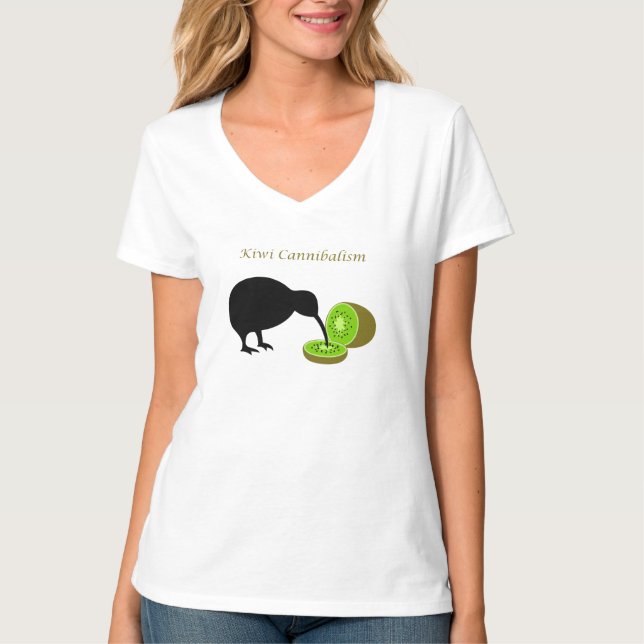 Kiwi-Kannibalismus T-Shirt (Vorderseite)