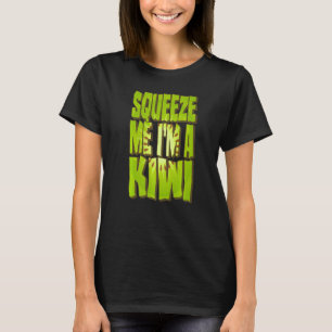Kiwi Kostüm Halloween Citrus Frucht Slice Squeeze T-Shirt