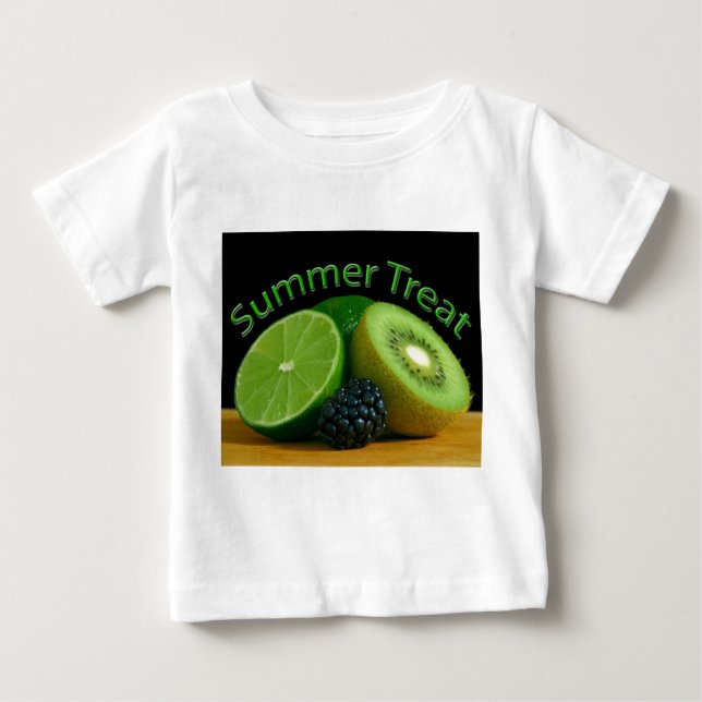 Kiwi Limon Summer Leckerei Säugling T - Shirt (Vorderseite)