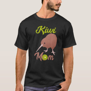Kiwi Mama Kiwi Bird Fruchtmutter Tier Neuseeland T-Shirt