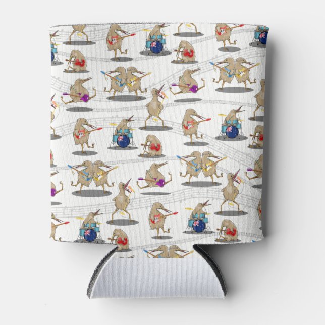 Kiwi Music Pattern Dosenkühler (Vorderseite)