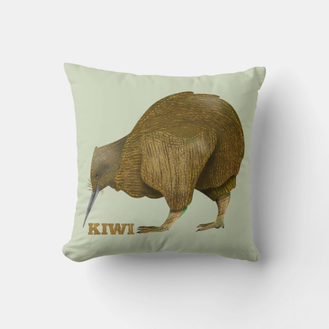 Kiwi N.Z. Bird Kissen (Vorderseite)