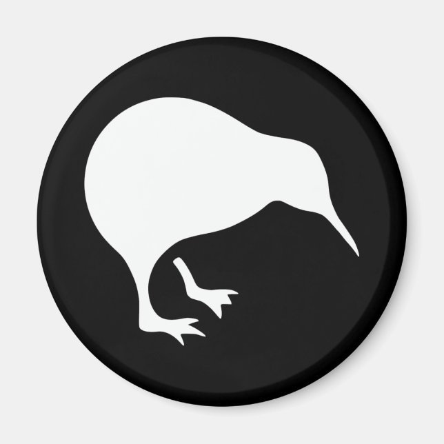 Kiwi-Neuseeland-Emblem Magnet (Vorne)