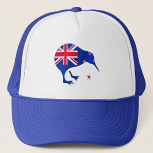 Kiwi Neuseeland-Flaggenfußball-Fußballgeschenke Truckerkappe