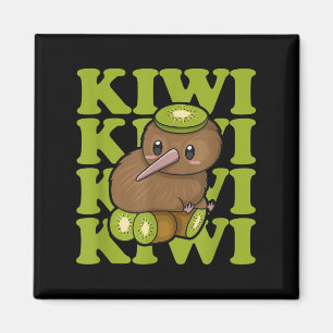 Kiwi Neuseeland Zitat für einen Kiwi-Vogelliebhabe Magnet