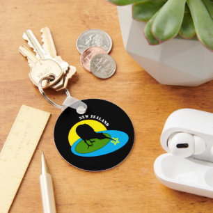 Kiwi Neuseeländischer Vogel, Bro Reise / Mode Schlüsselanhänger