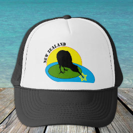 Kiwi - New Zealand Bird & Bro Fashion/Trucker Hat Truckerkappe