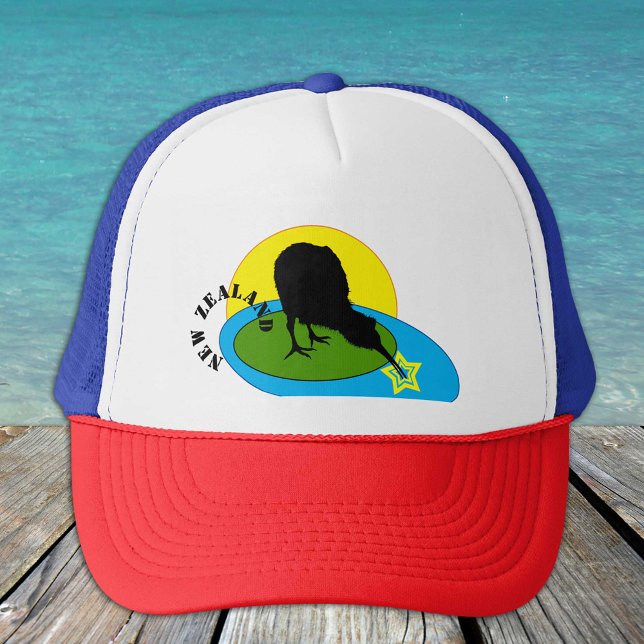 Kiwi - New Zealand Bird Fashion /Trucker Hat Truckerkappe (Von Creator hochgeladen)