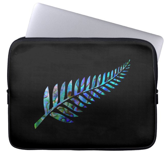 KIWI NEW ZEALAND FERN PAUA LAPTOPSCHUTZHÜLLE (Vorderseite)